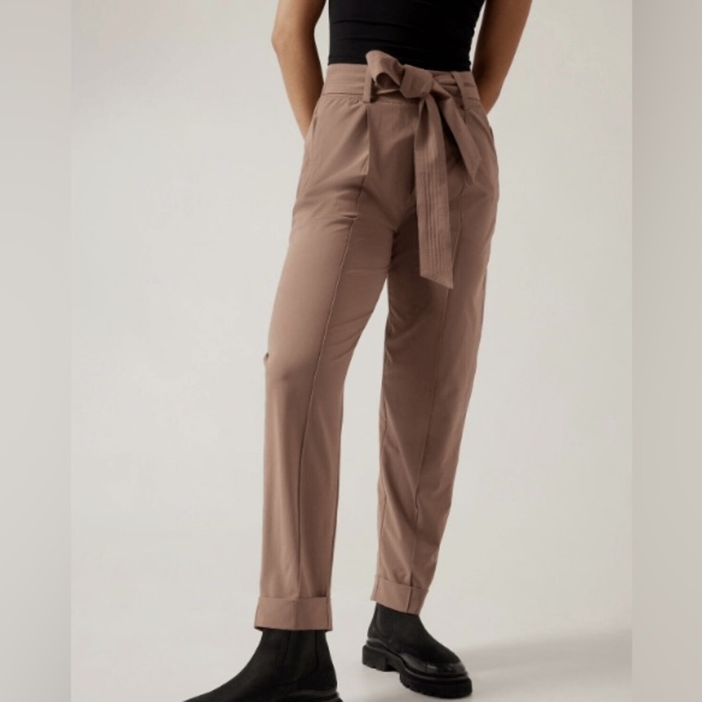 Athleta Cardiff Pant *Tall, Rustic Beige, size 16